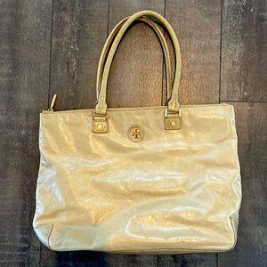 Vintage Tory Burch Leather Tote Bag
